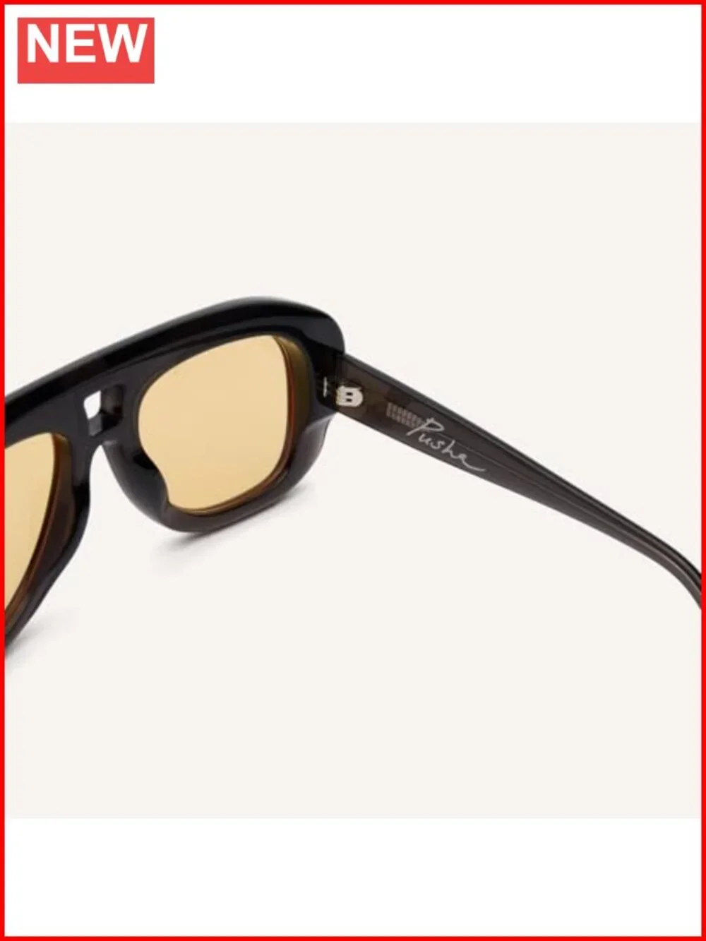 Chunky Aviator Sunglasses with Custom Etched Logo